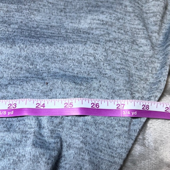 One World Teddy Bear Rhinestone Sweatshirt Womens XL Grey Live and Let Live Cozy - Picture 12 of 13